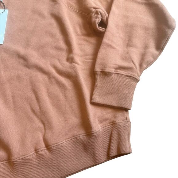 Revolve Something Navy Embroidered Camel Crew Neck Sweater Sweatshirt Size M - Picture 6 of 8